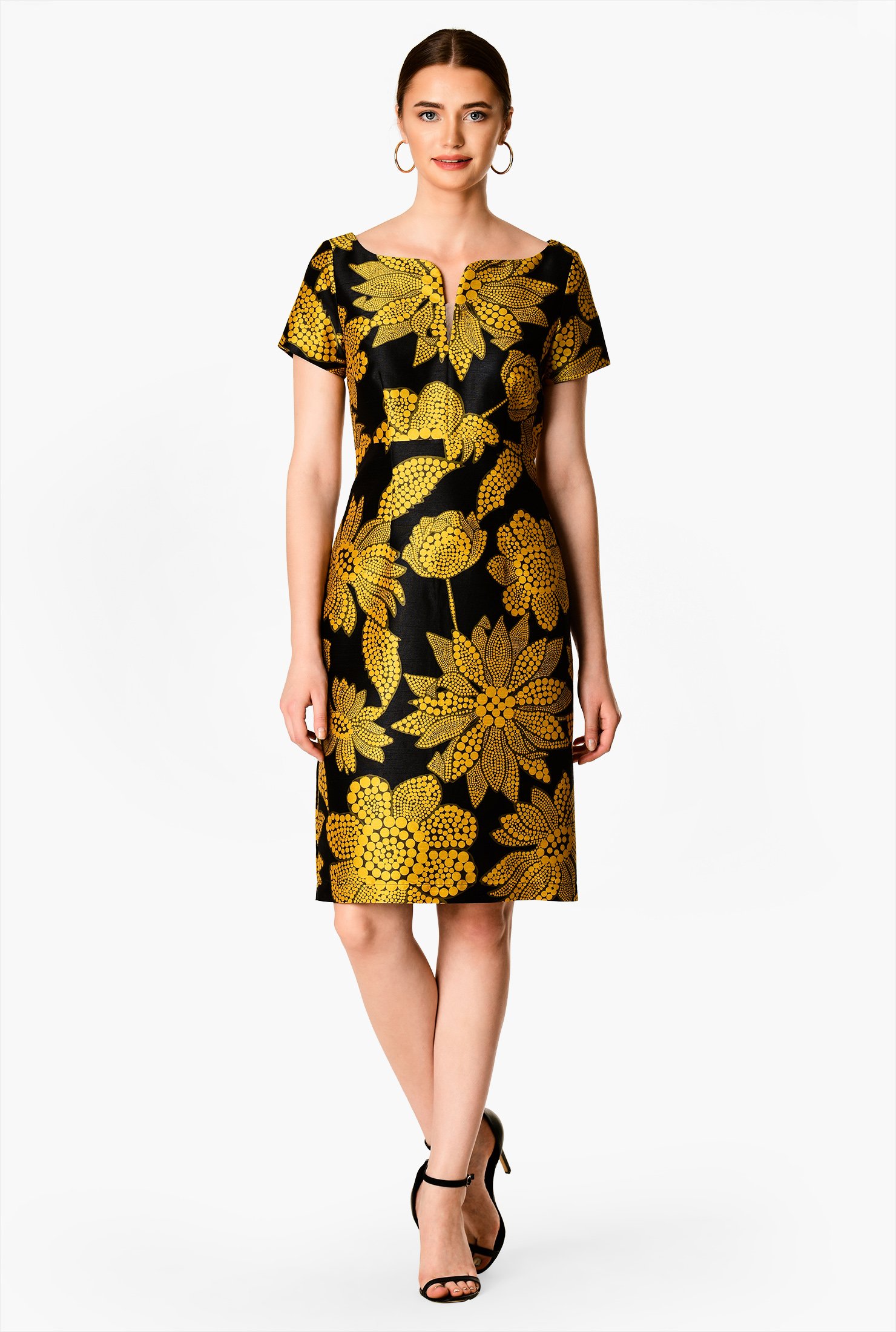 eshakti yellow dress