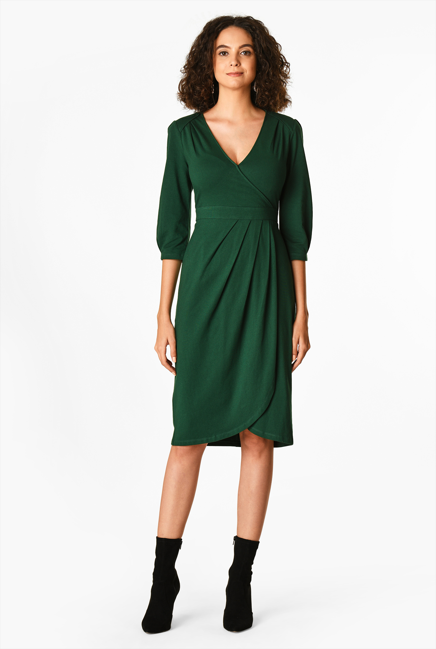express tulip sleeve sheath dress