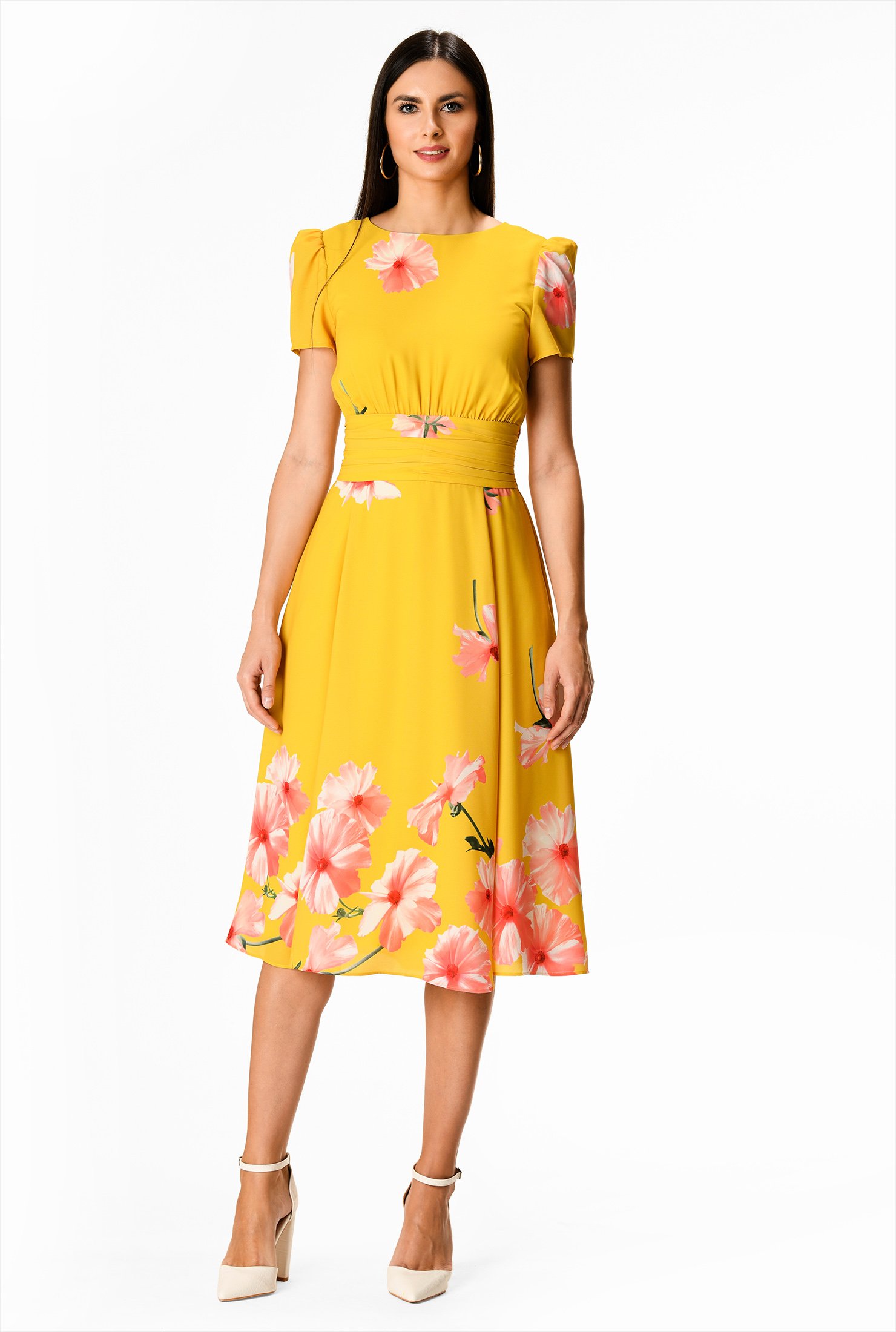 eshakti yellow dress