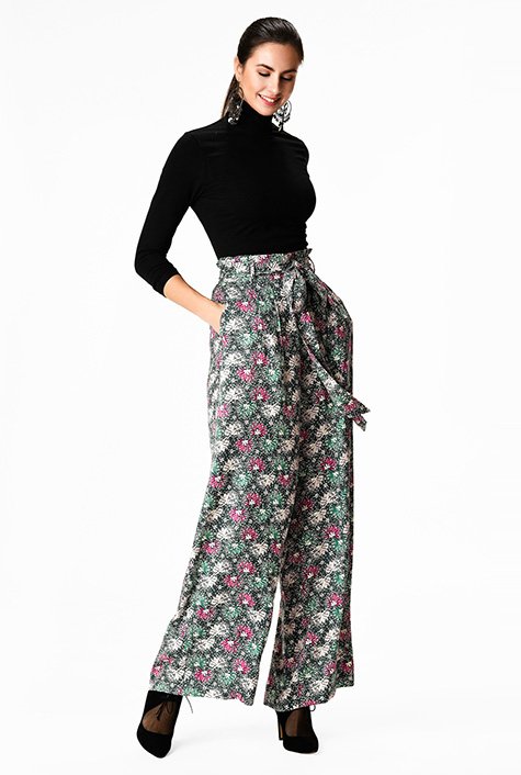 Buy Stylish Floral Trousers Collection At Best Prices Online