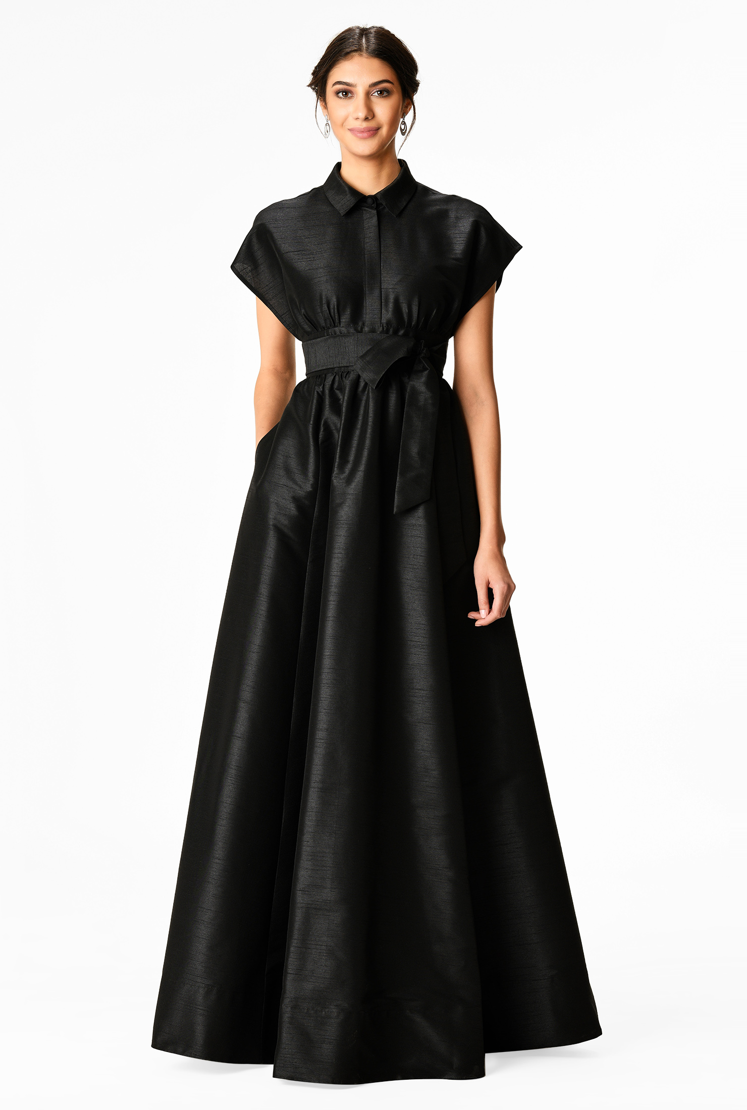 dolman sleeve maxi dress
