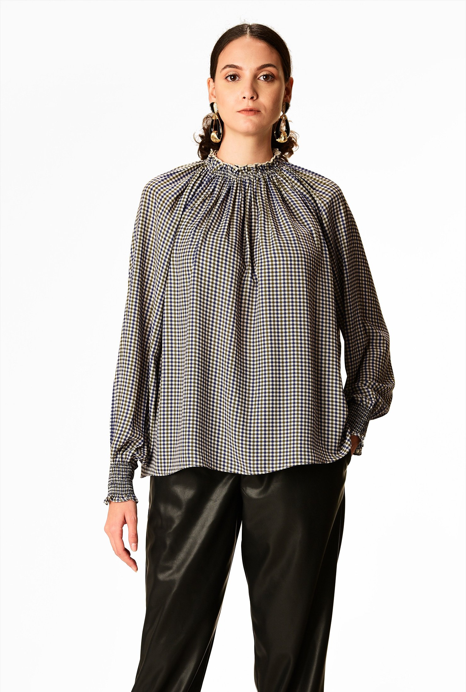 chiffon crepe blouse