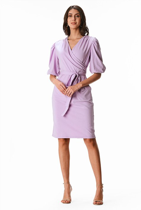 Blouson sheath outlet dress