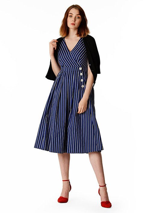 Dress with stripe down hotsell the side