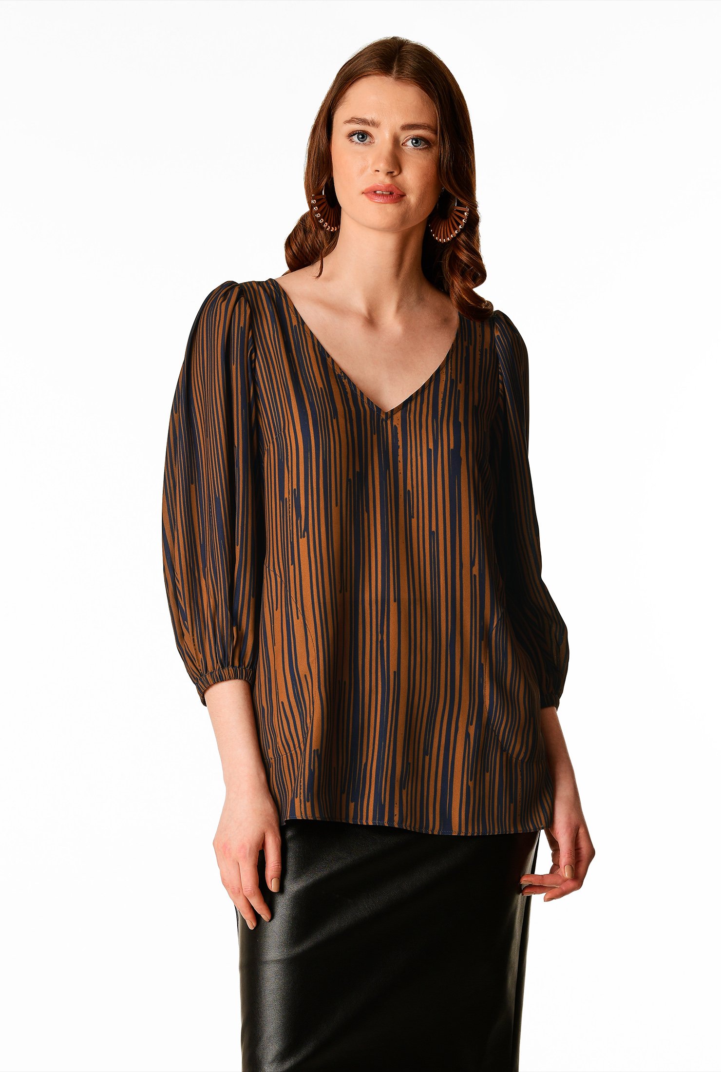 billowy sleeve blouse