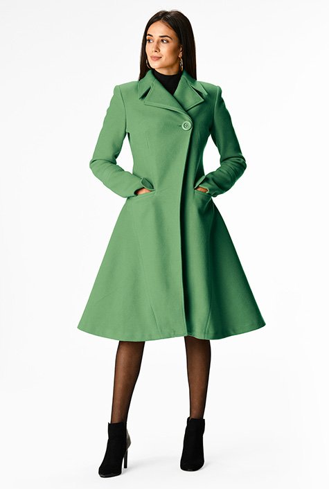 Green shop frock coat