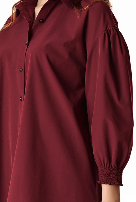 Shop Parachute fabric oversize high-low shirt | eShakti