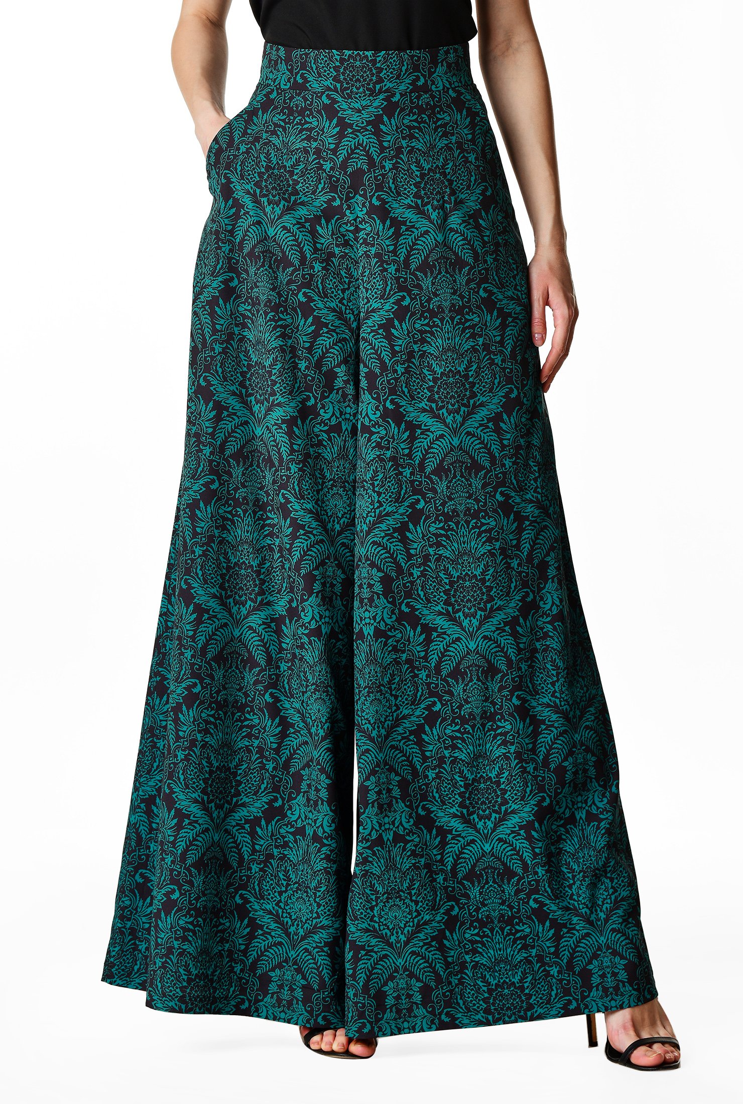 crepe palazzo pants online