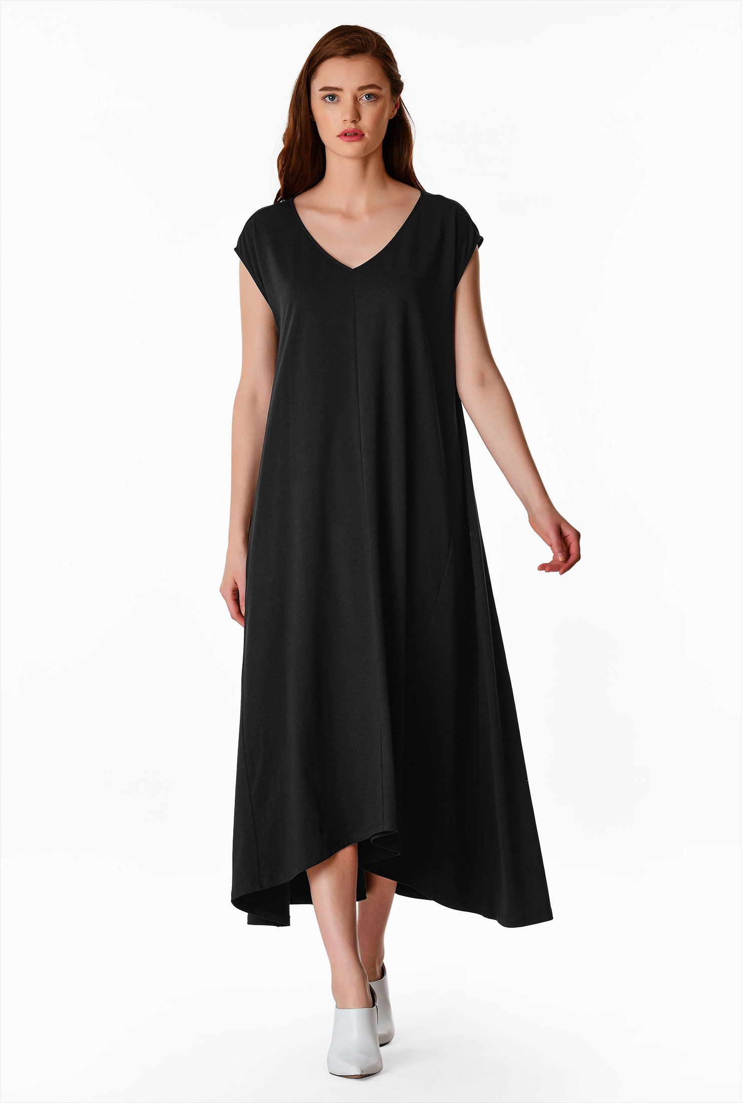 high low shift dress