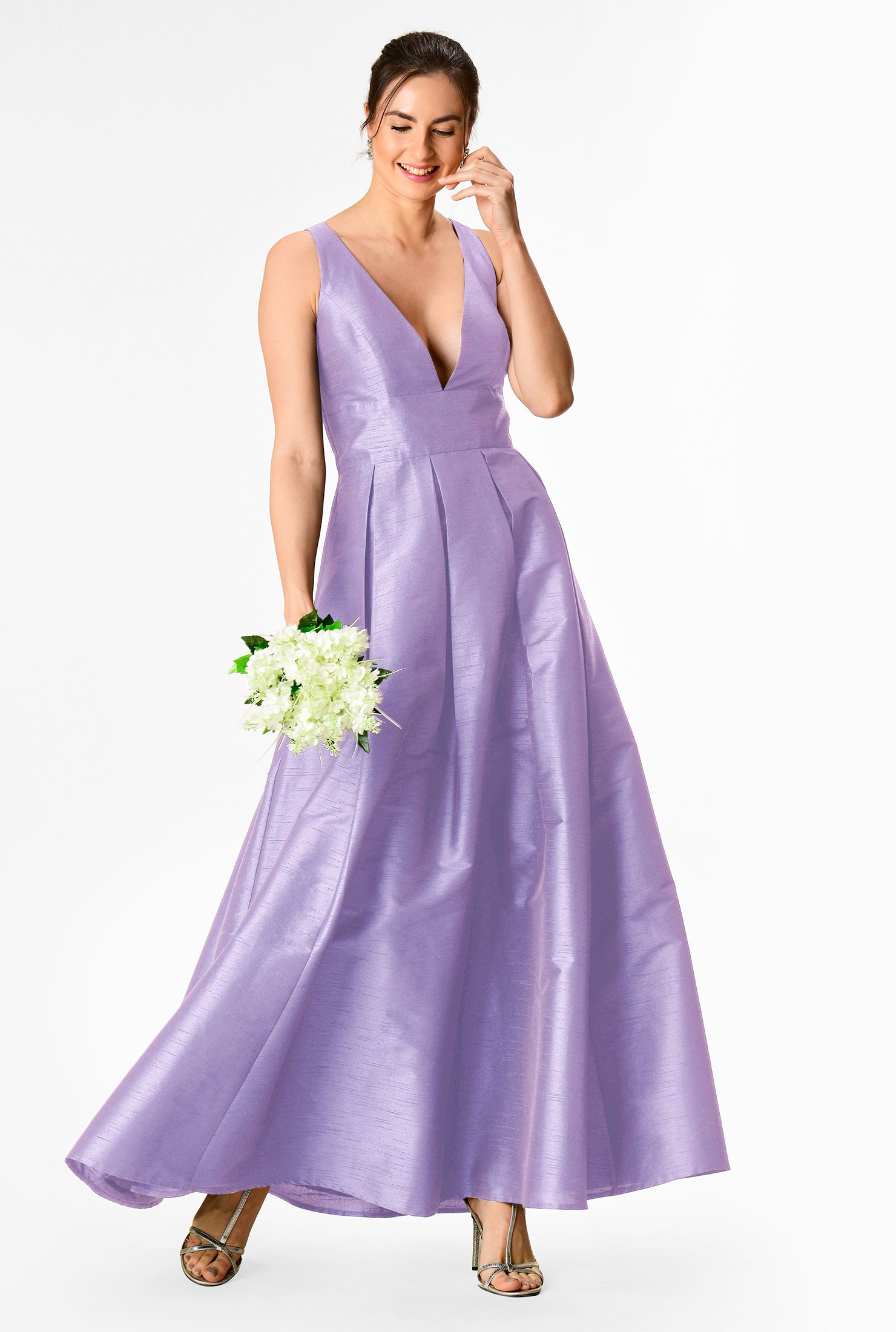 eshakti purple dress