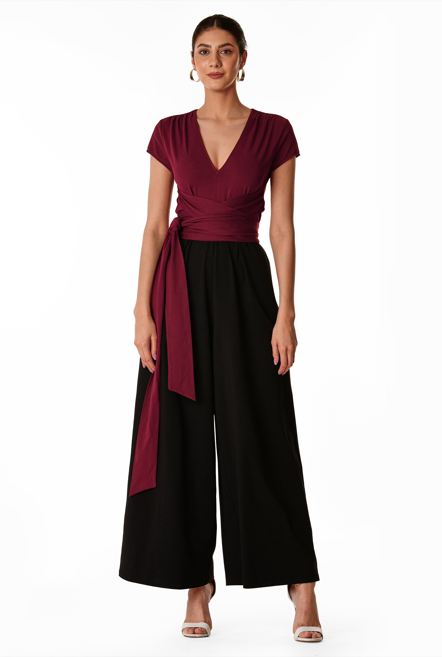 jumpsuit with attached skirt