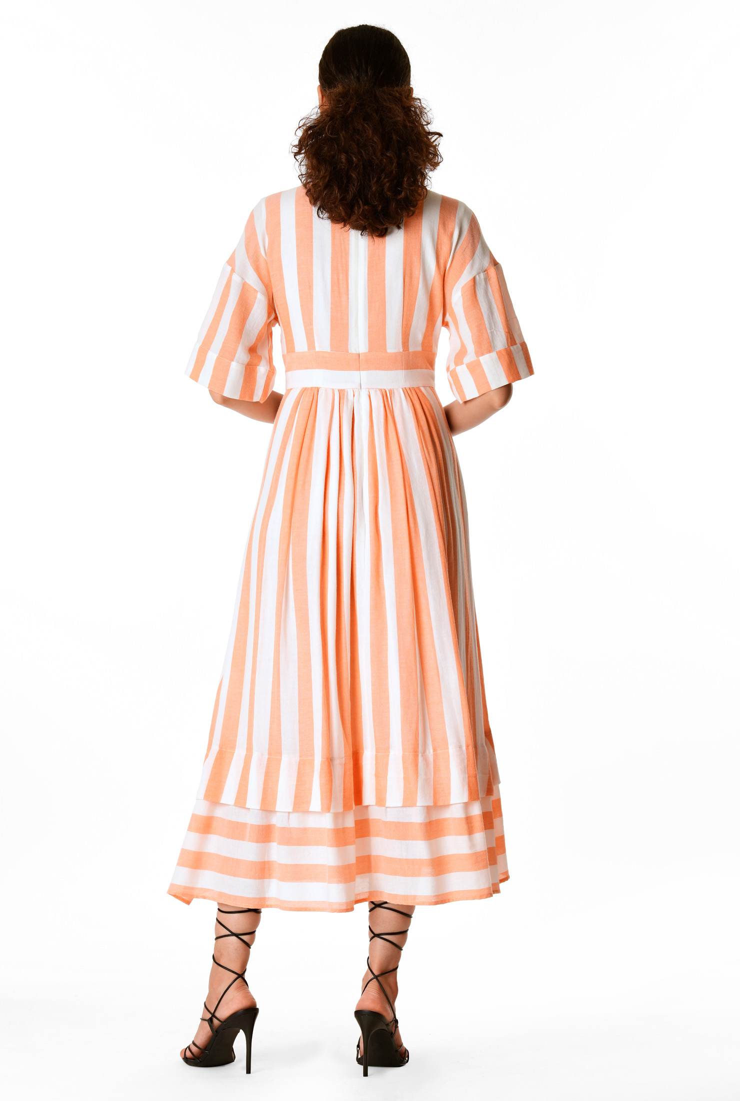 warehouse candy stripe dress