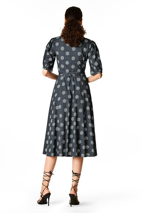 Sareth dot outlet wrap dress