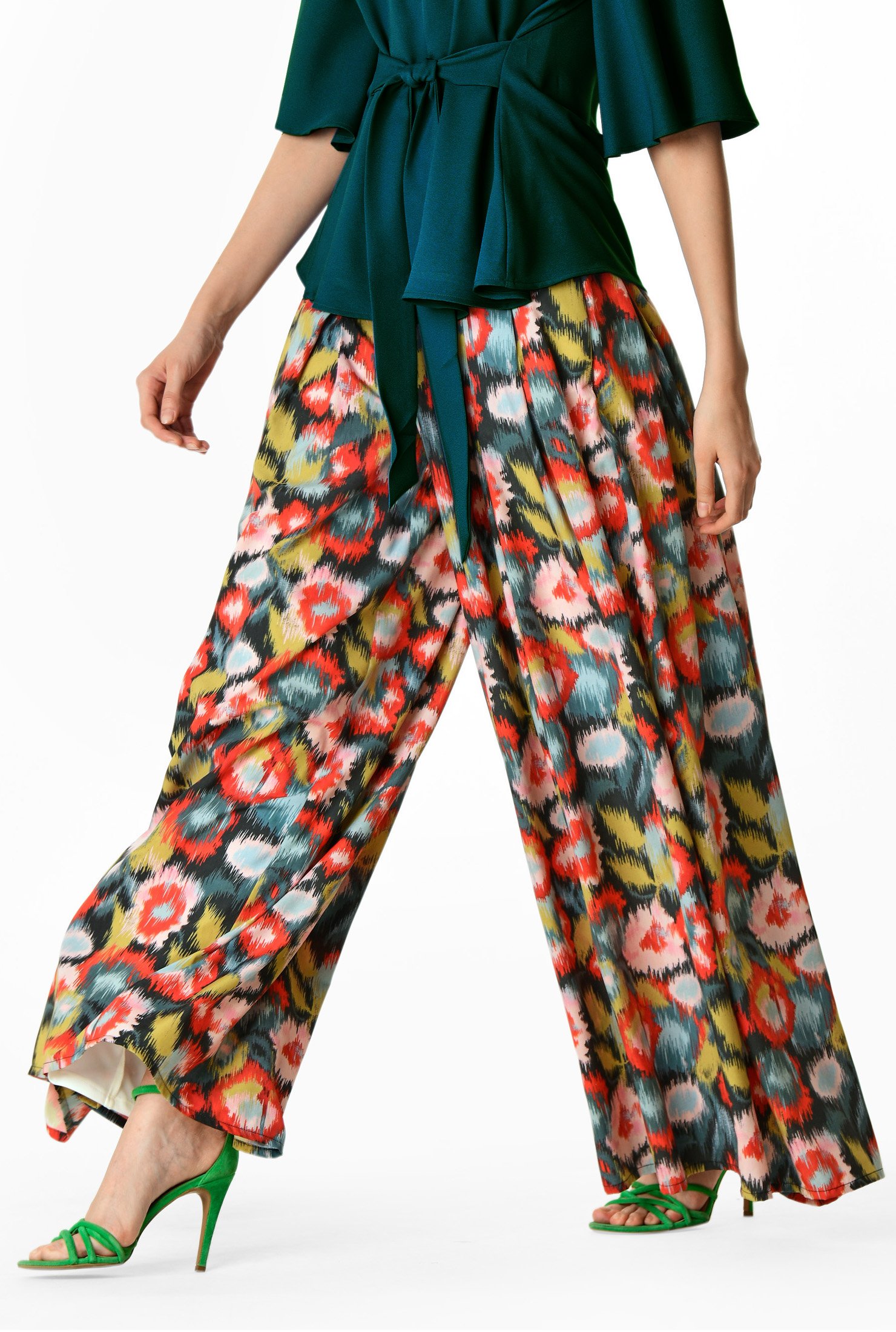 crepe palazzo pants online