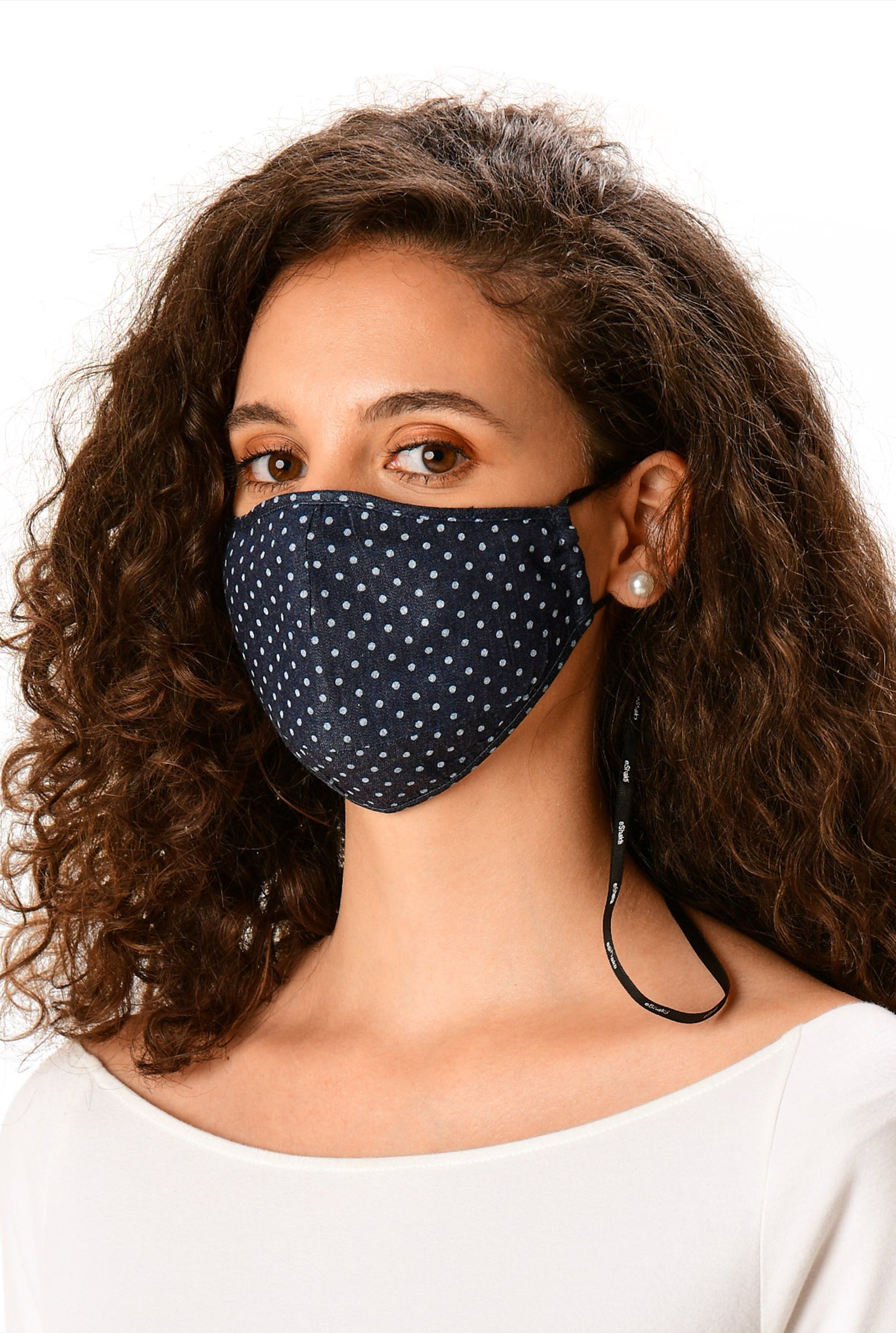 Denim Shaped Face Mask Pattern