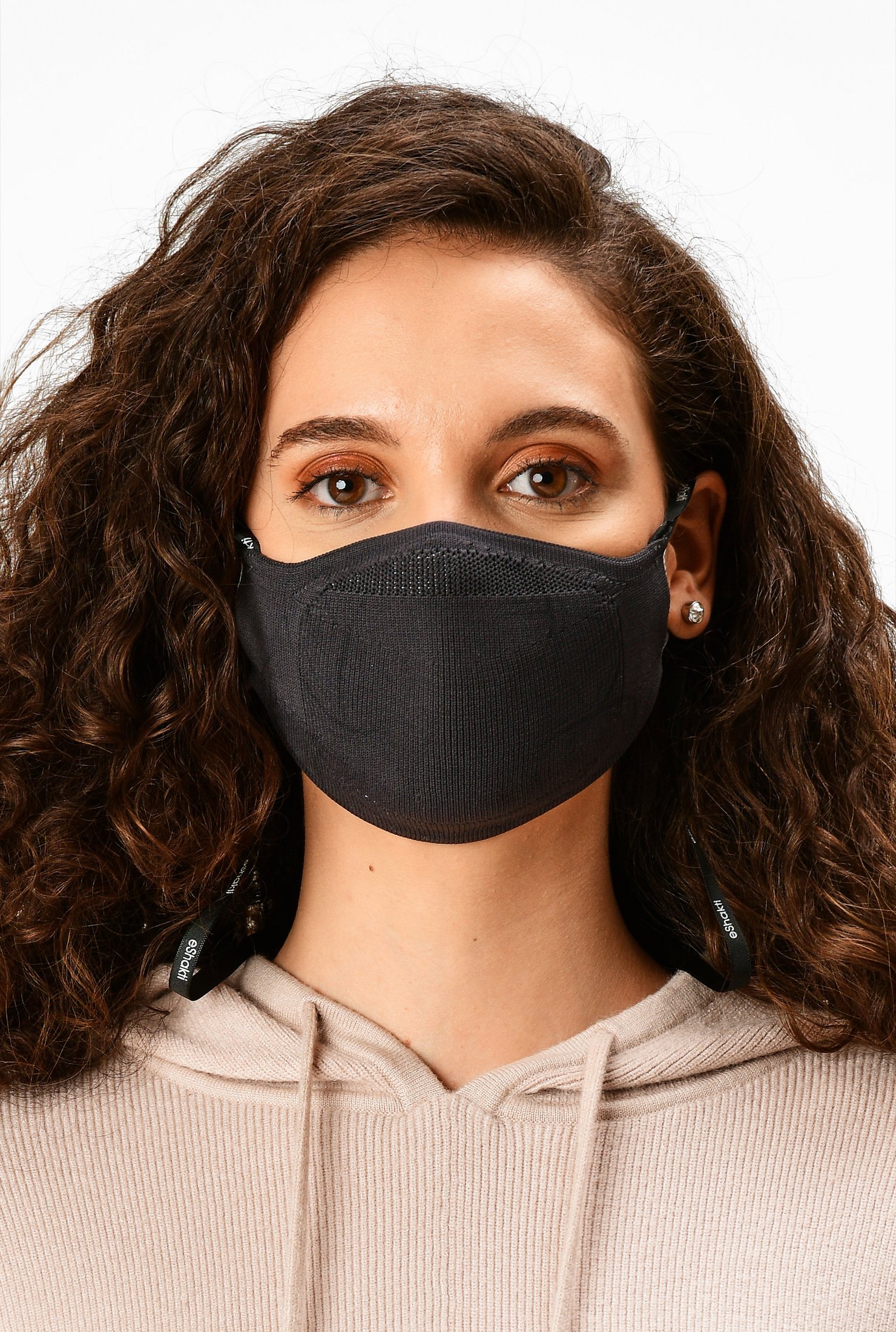 Shop Two layer knitted face mask | eShakti