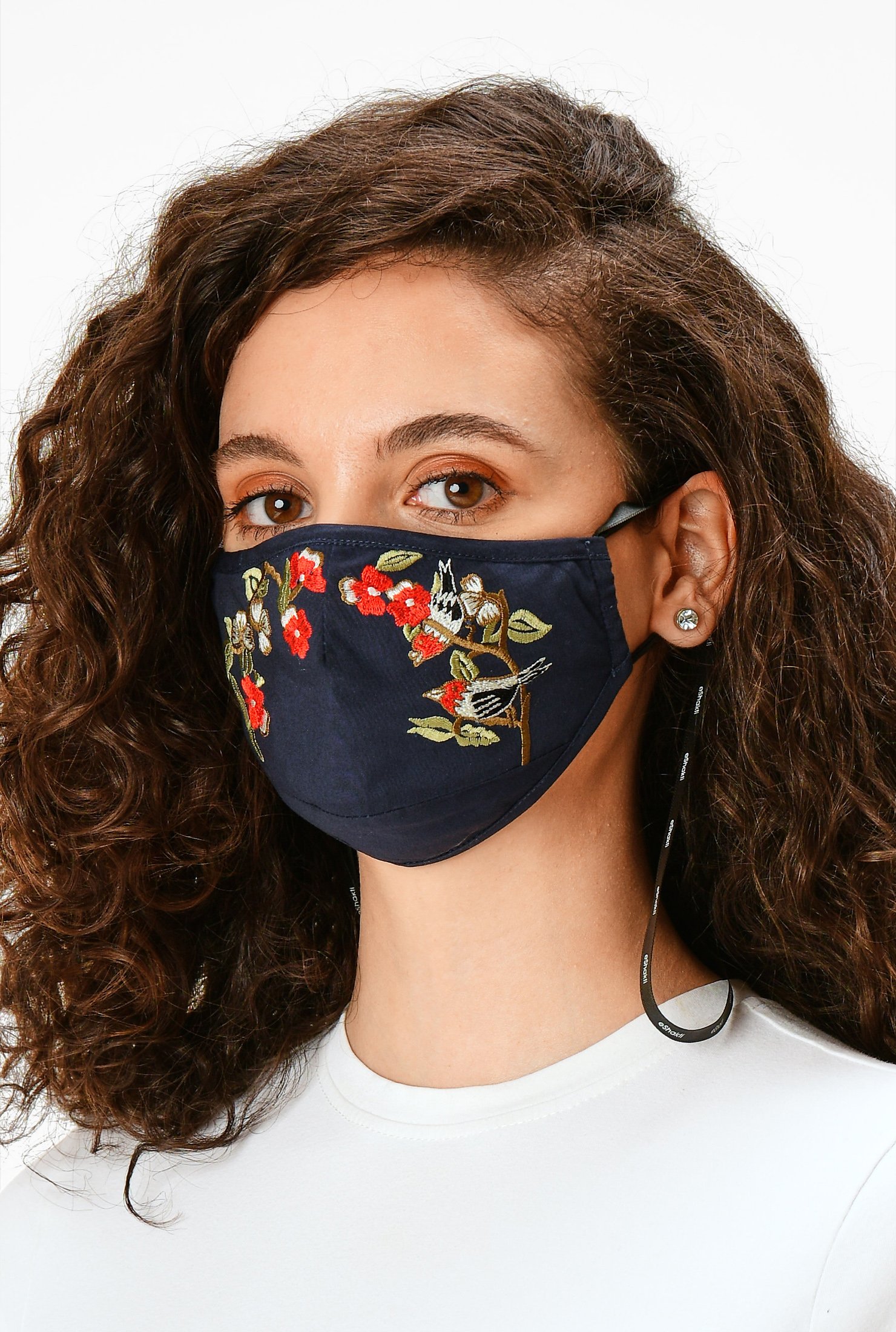 shop-floral-and-bird-embroidery-cotton-poplin-shaped-face-mask-eshakti