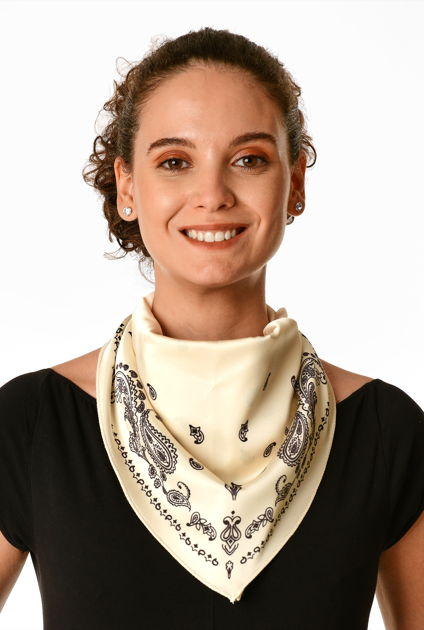 ◆AAKAM Western Printed Scarf/8色◆ AAKAM】Western Sun Printed Scarf ☆男女共用☆追跡付