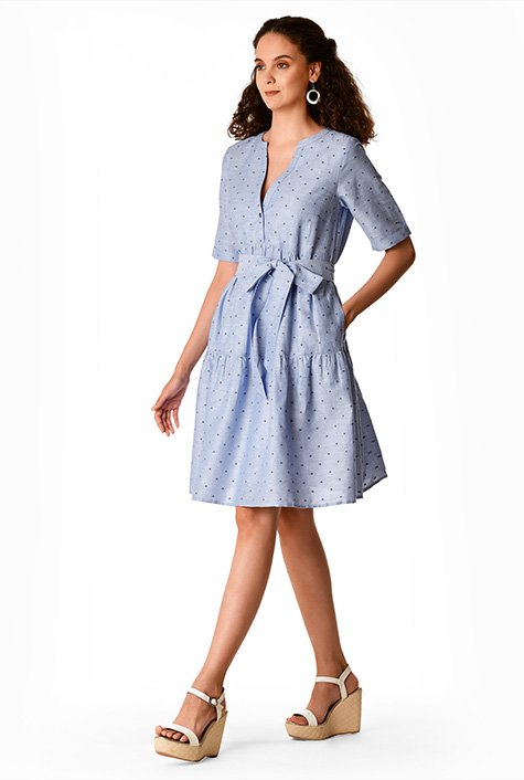 Chambray 2024 twist dress