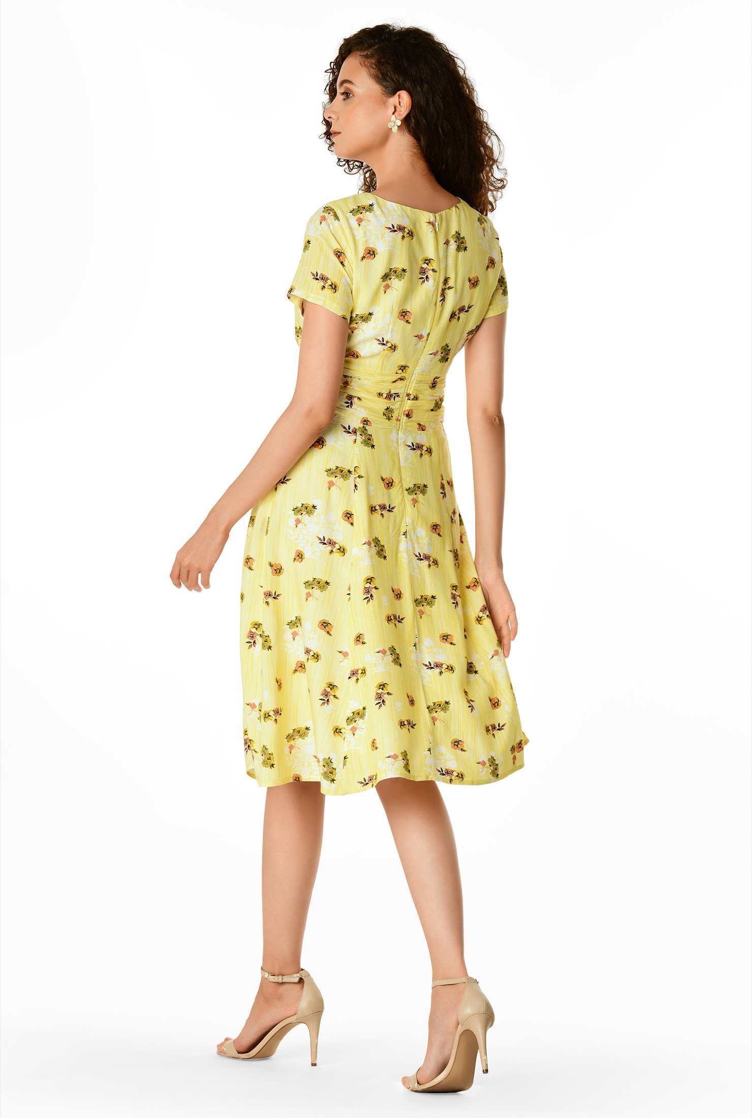 eshakti yellow dress