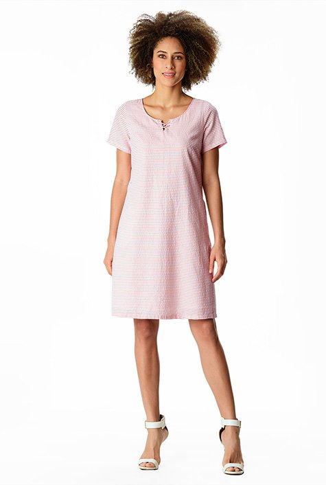 Seersucker hotsell shift dress