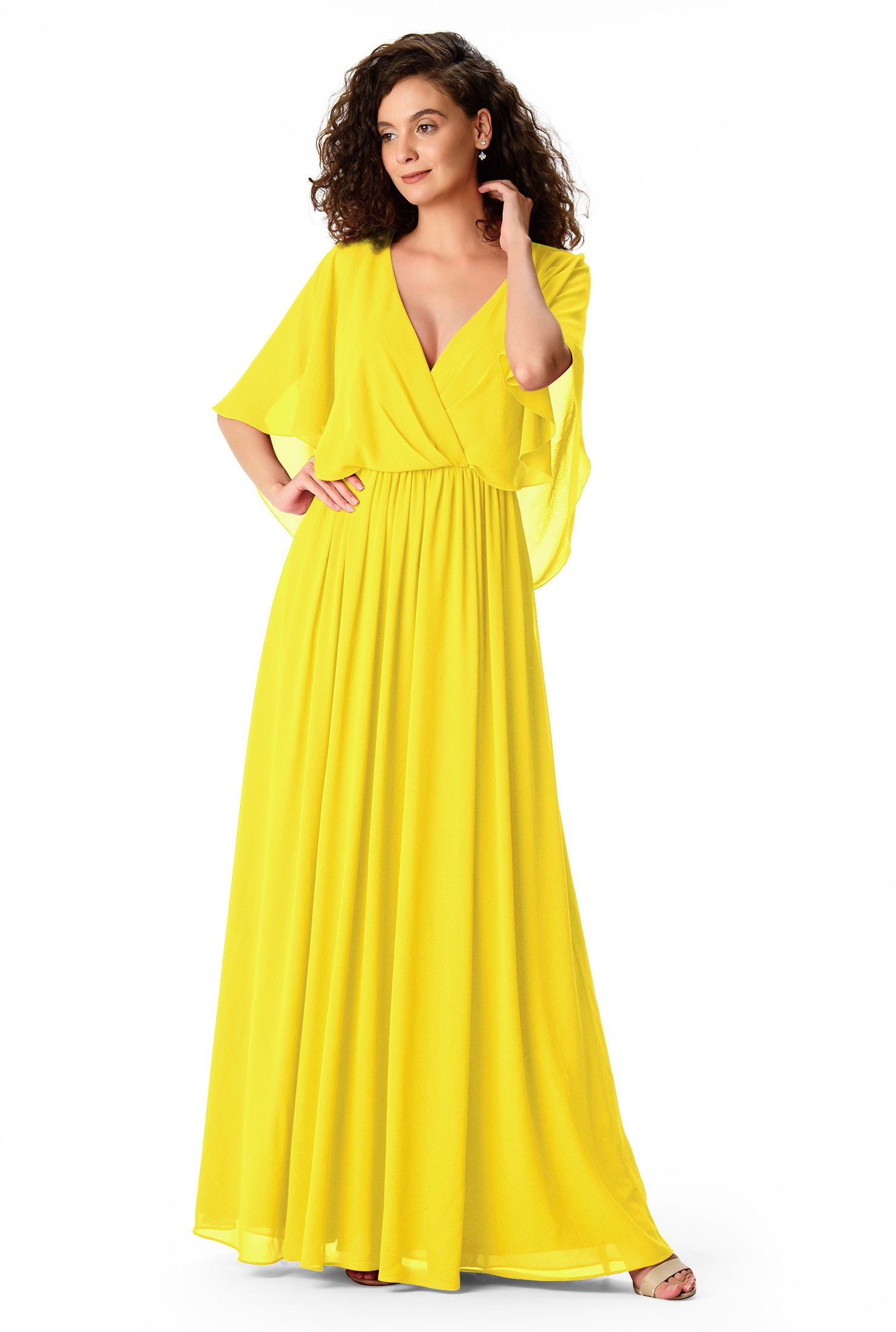 eshakti yellow dress