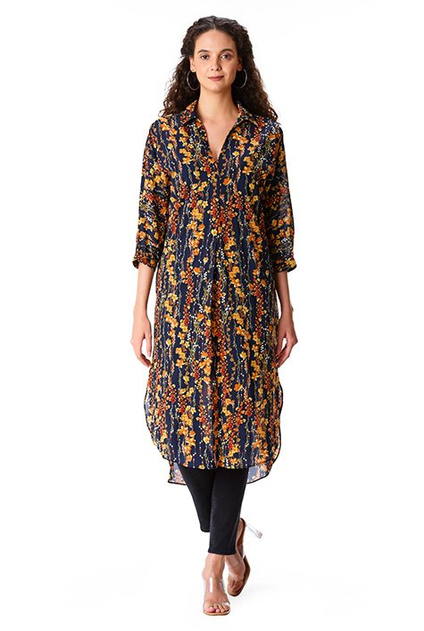 Georgette shop tunic dress