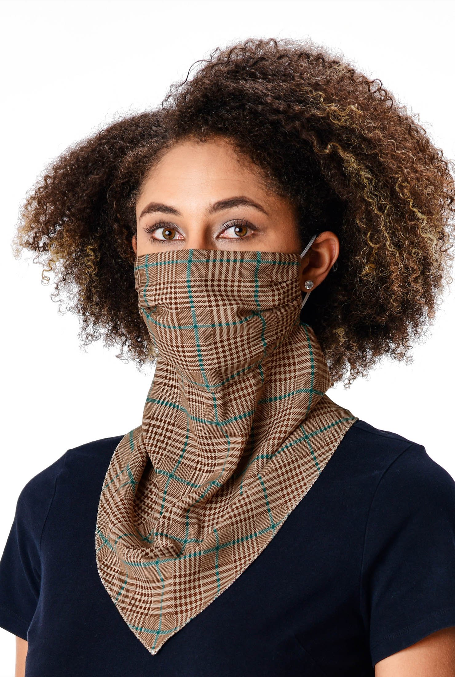 shop-plaid-print-crepe-scarf-mask-eshakti