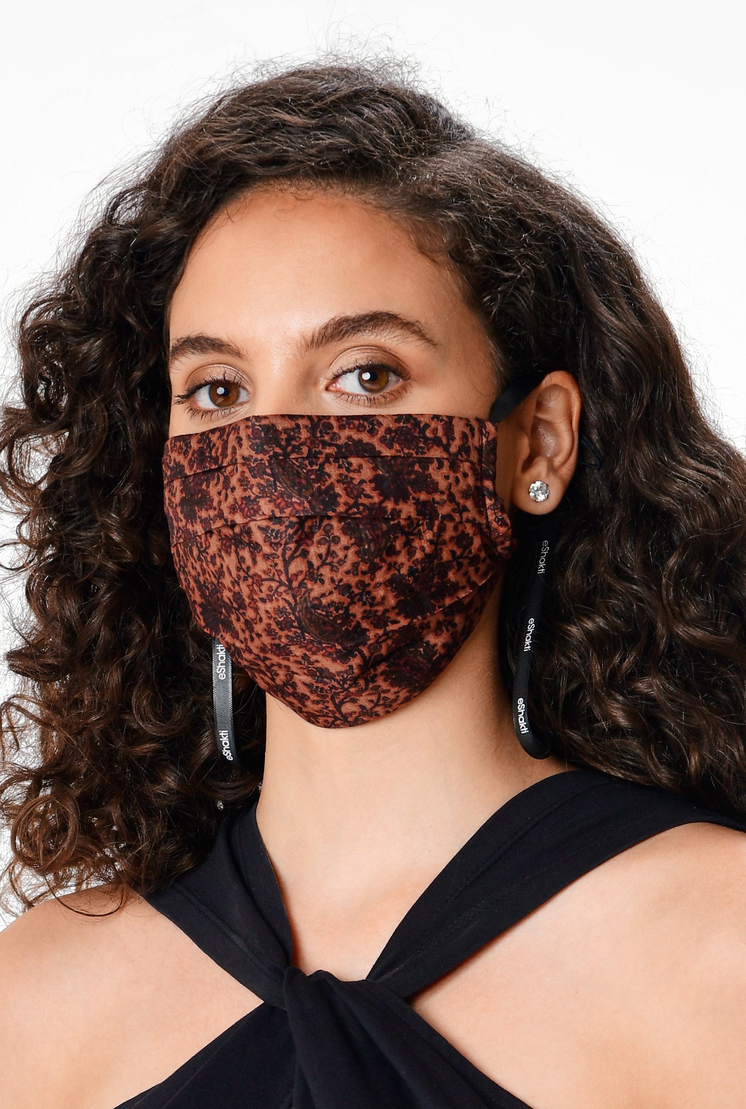 shop-floral-print-silk-pleated-face-mask-eshakti