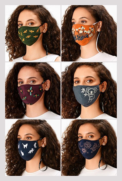 mens face mask set