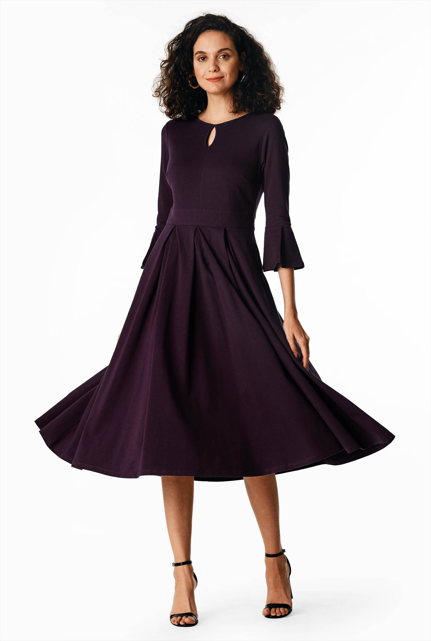 eshakti purple dress