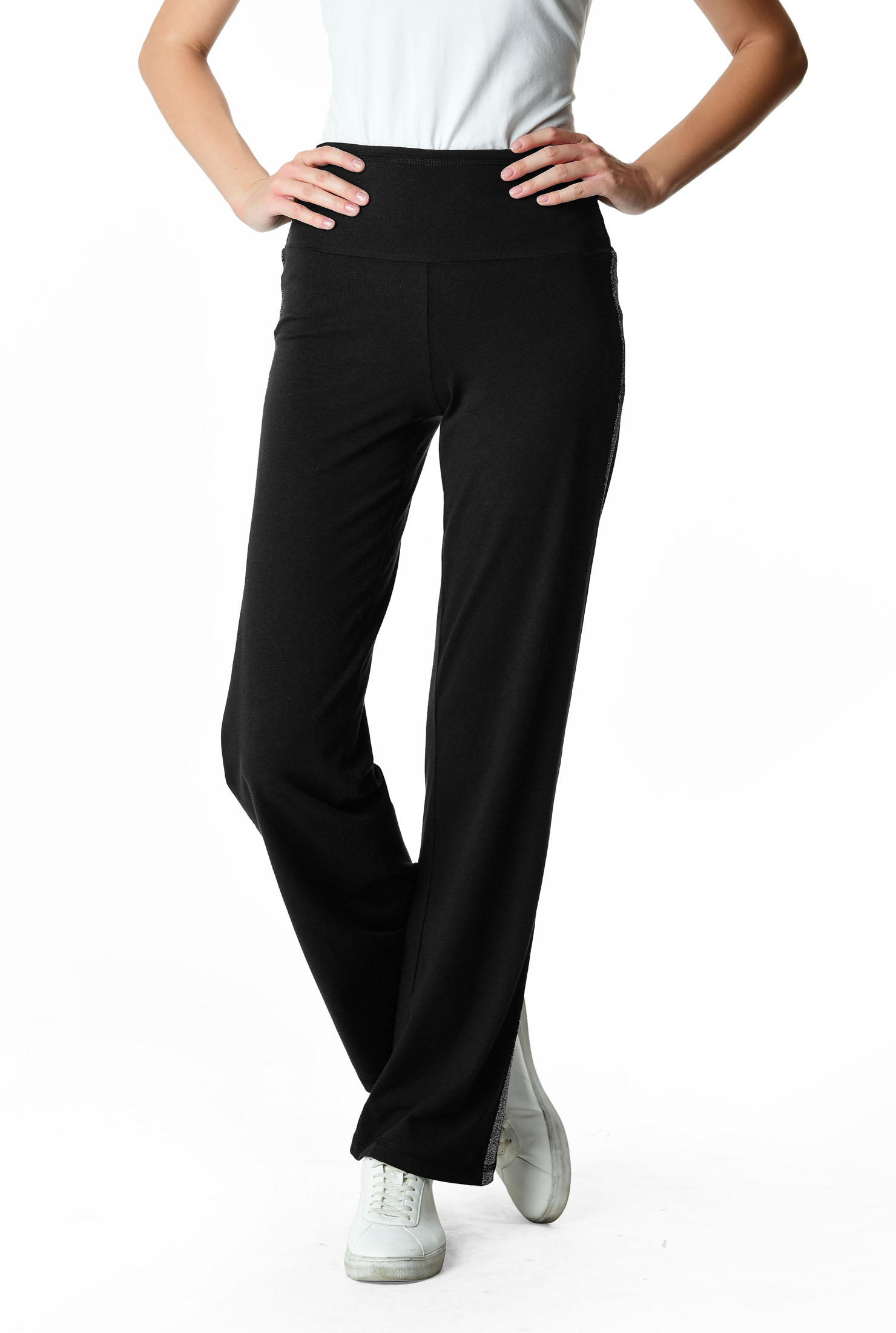 side stripe formal pants