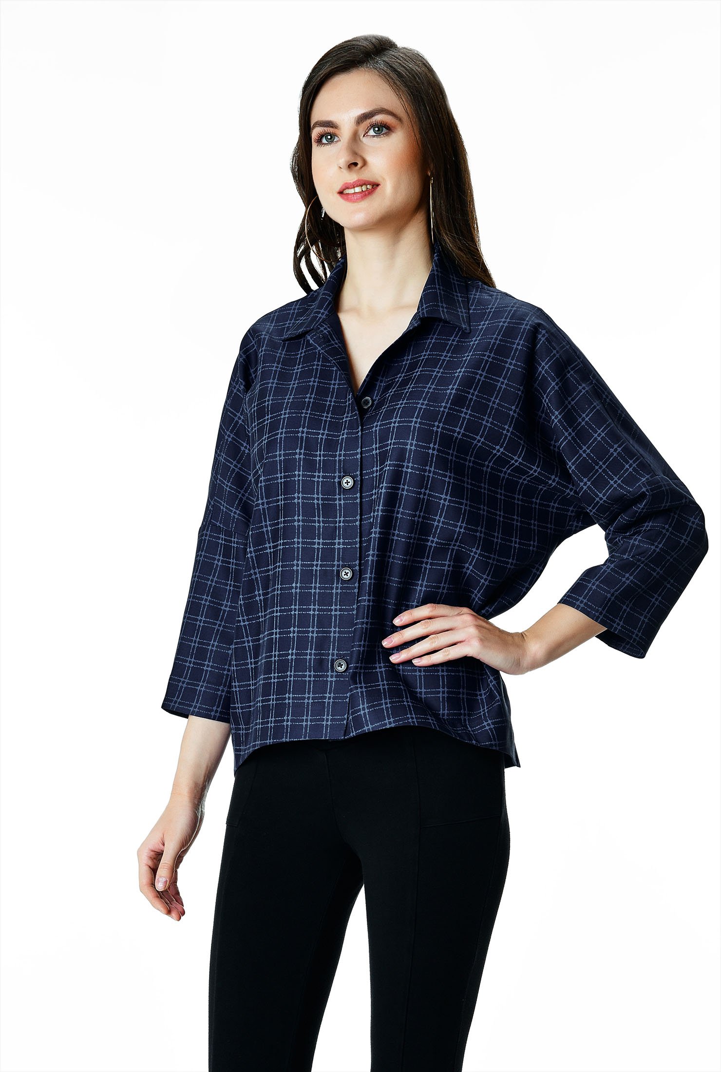 poplin style shirt