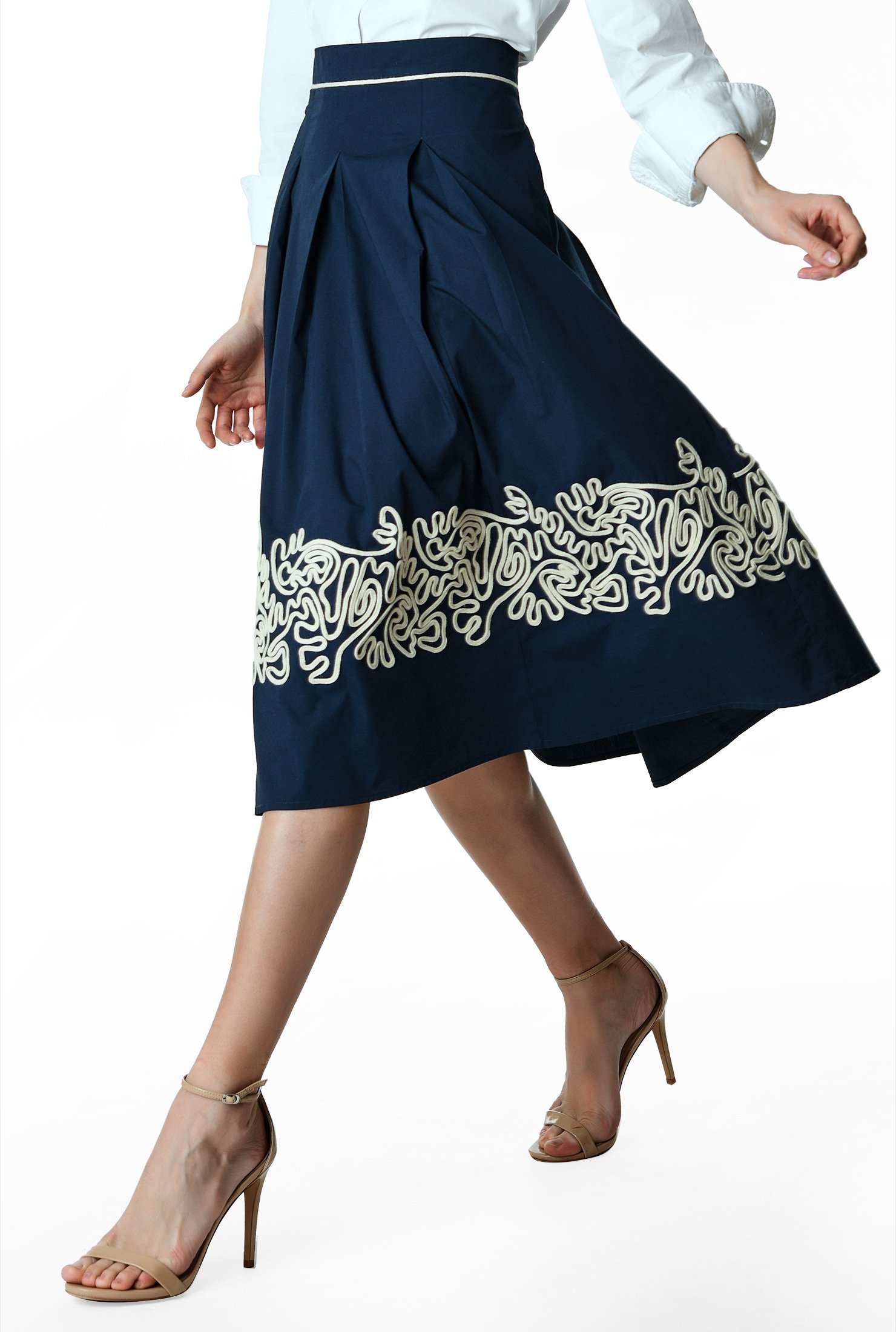 Cord Embroidery Wrapped Skirt スカート その他 barrioletras.com