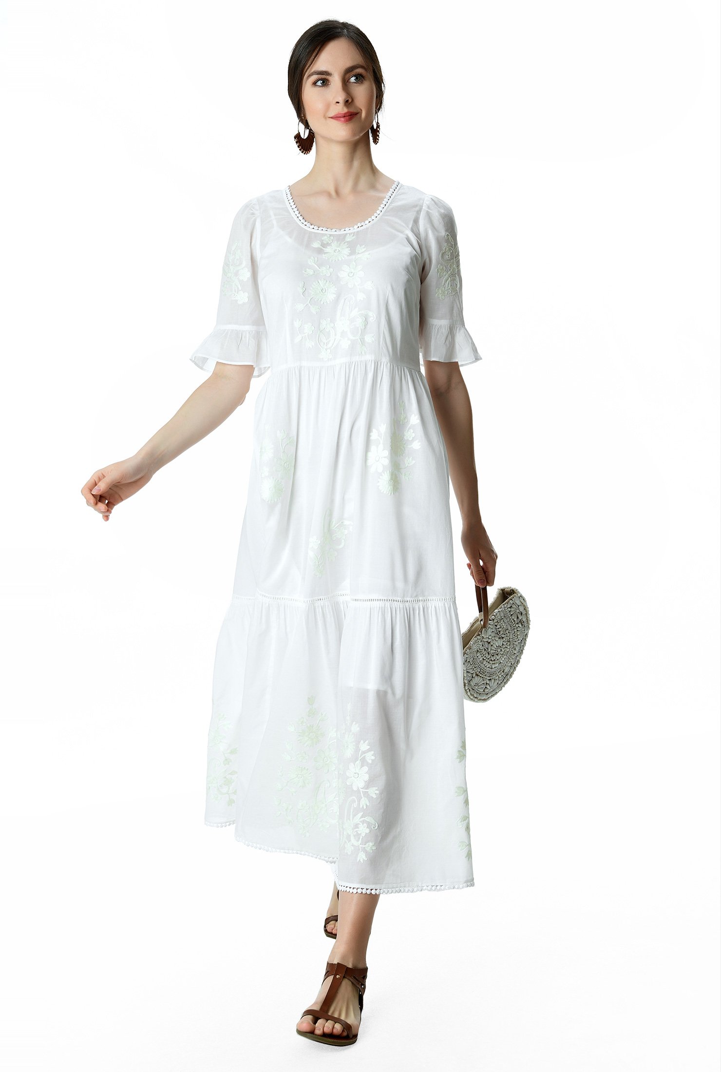 ZJRLY Contrast Eyelash Lace Trim Sheer Mesh Night Robe Stylish and Elegant  (Color : White, Size : Large) : : Clothing, Shoes & Accessories