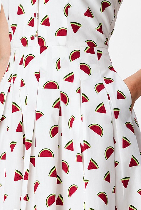 Watermelon Shirt Dress