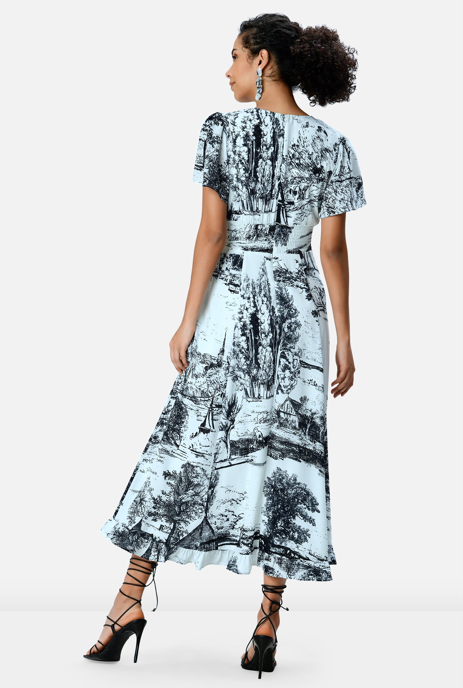 daisy landscape dress