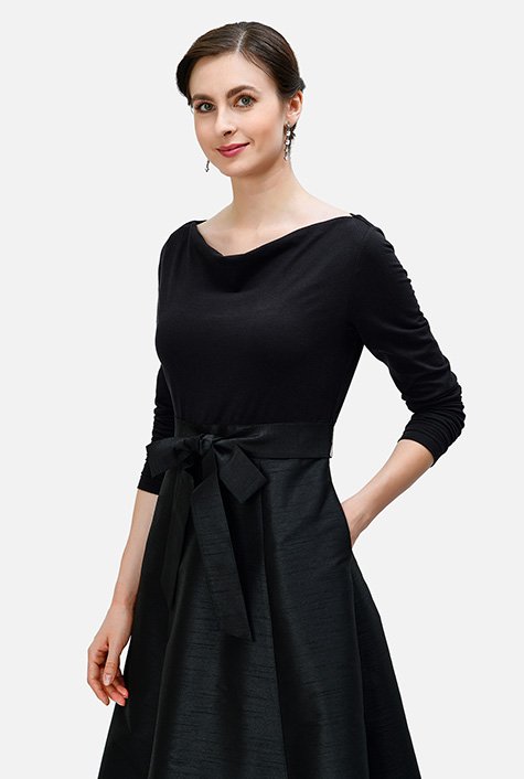 Plus Size Floral Cold Shoulder Knee Length Dress | Knee length dress, Maxi  dress with sleeves, Dress