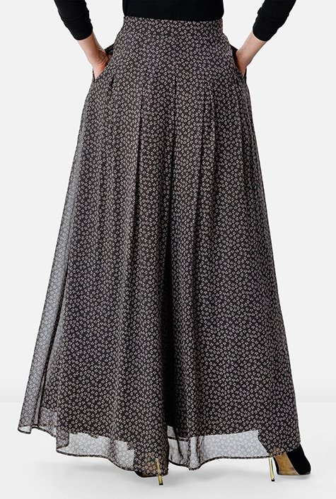 DION LEE | Panel Skirt Trouser | Black