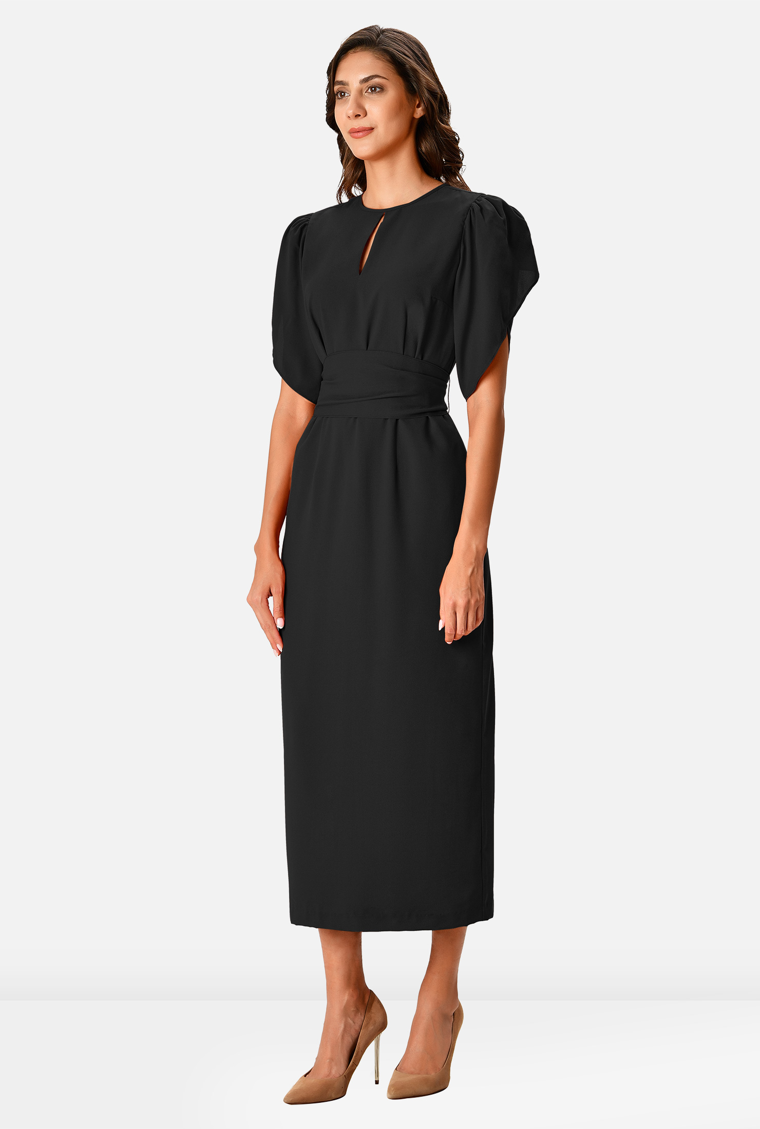 pasduchas mrs carter midi dress