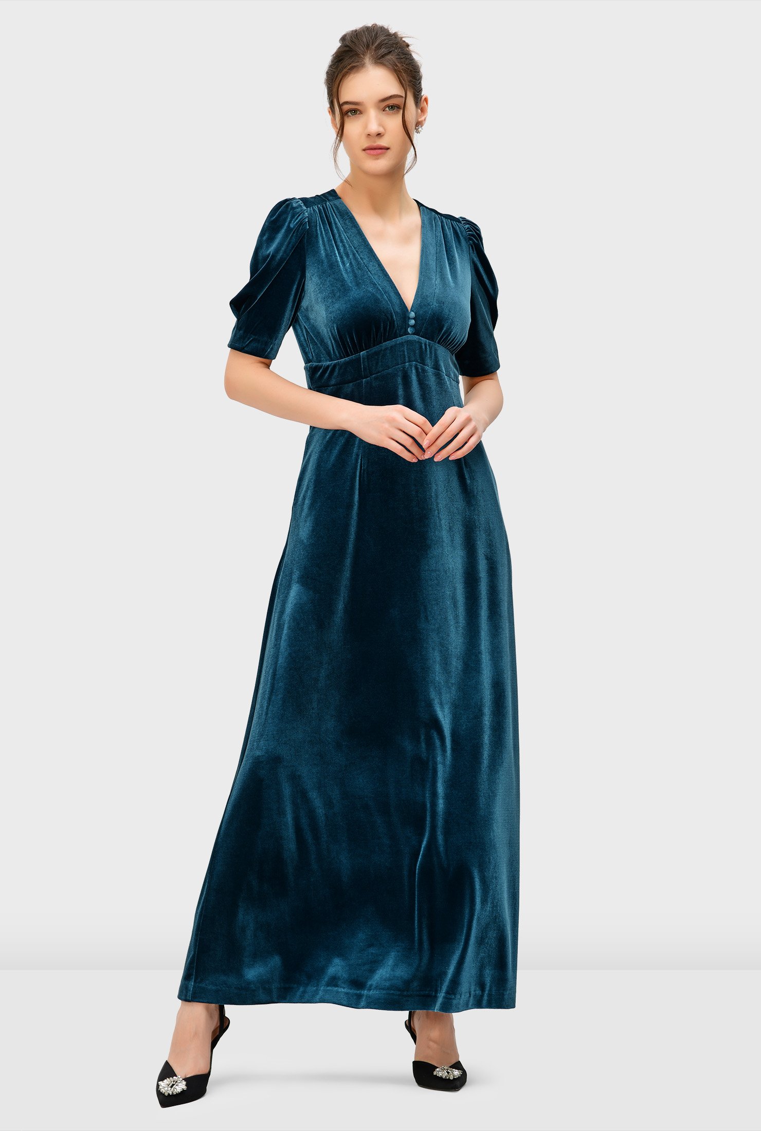 正規品 L´Appartement Maxi Dress Velor Velvet Maxi Dress Angeles ...
