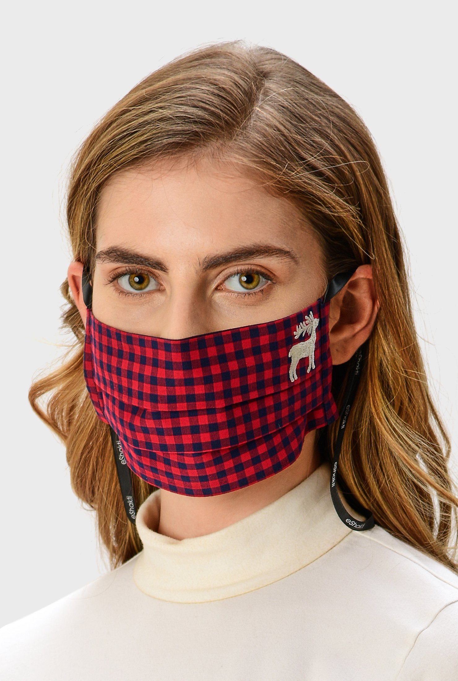 cotton pleated mask