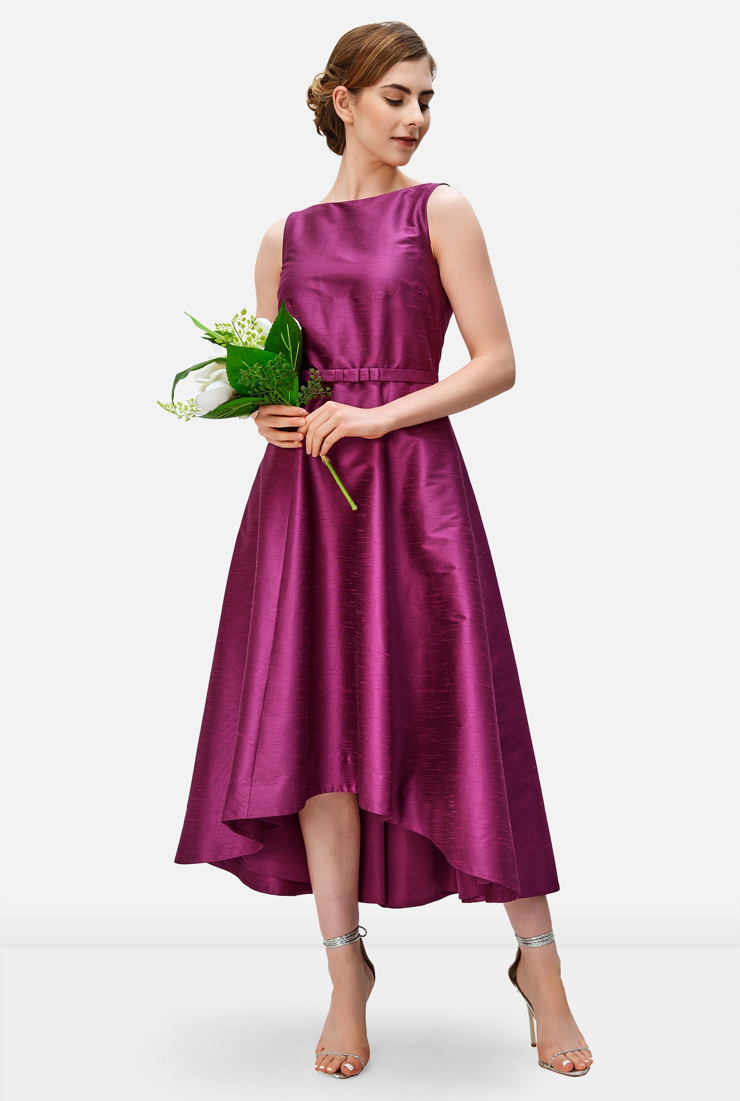 eshakti purple dress