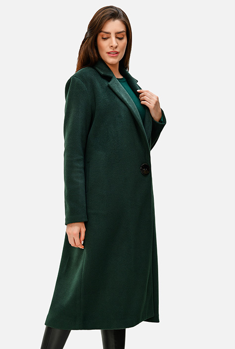 OVERCOAT Melton Notch Coat