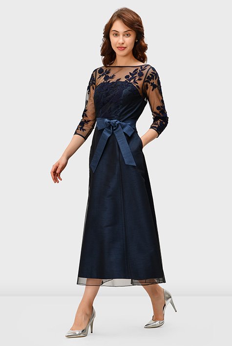 Dupioni Silk Mother of the Bride Dresses