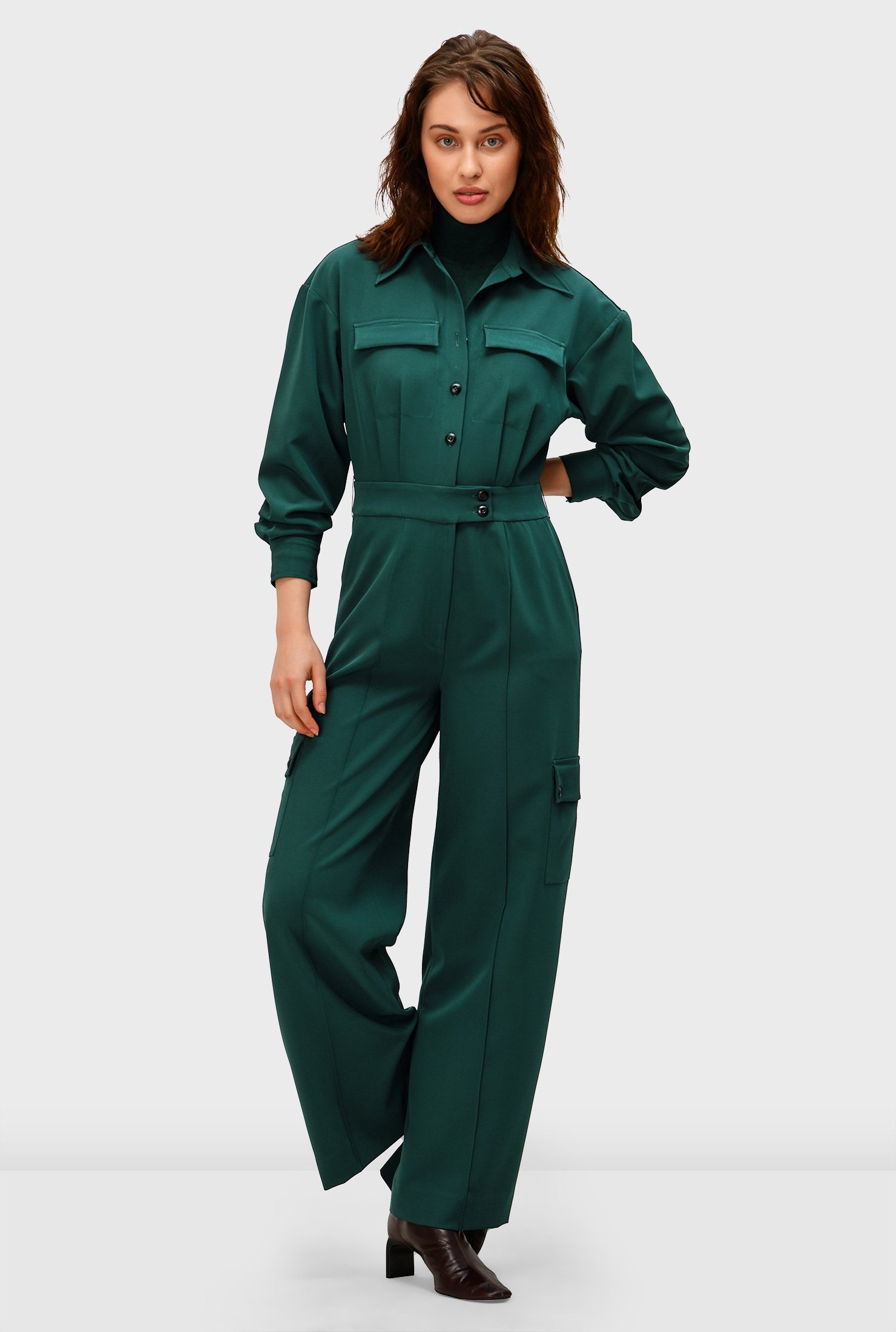 collar wala jumpsuit