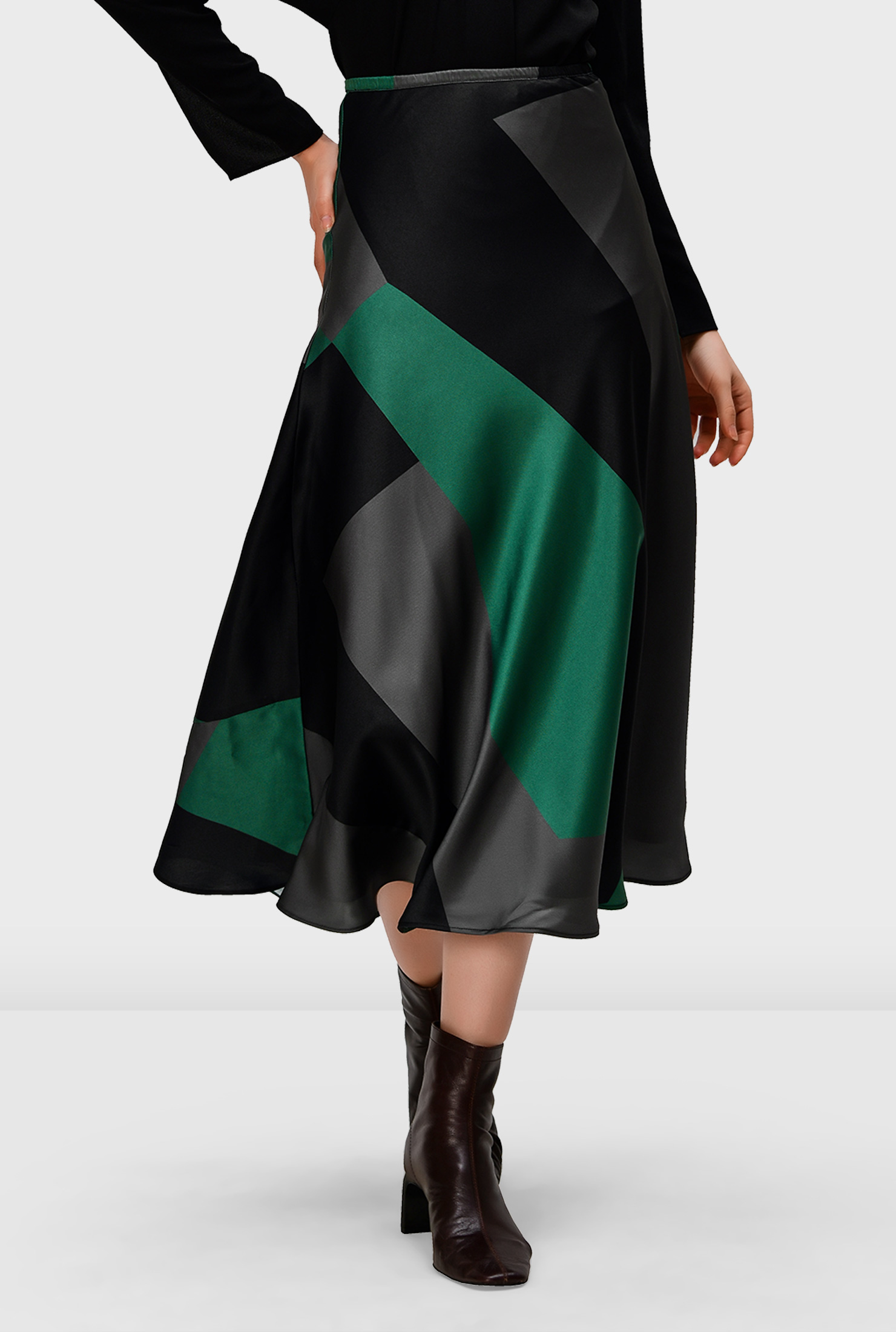 satin skirt day