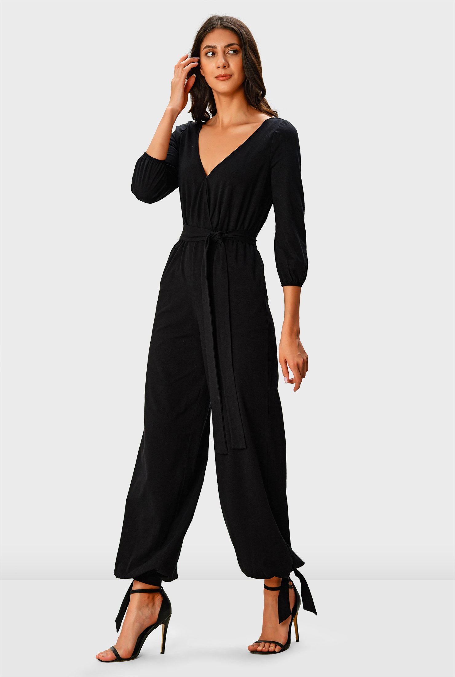 jersey jogger jumpsuit