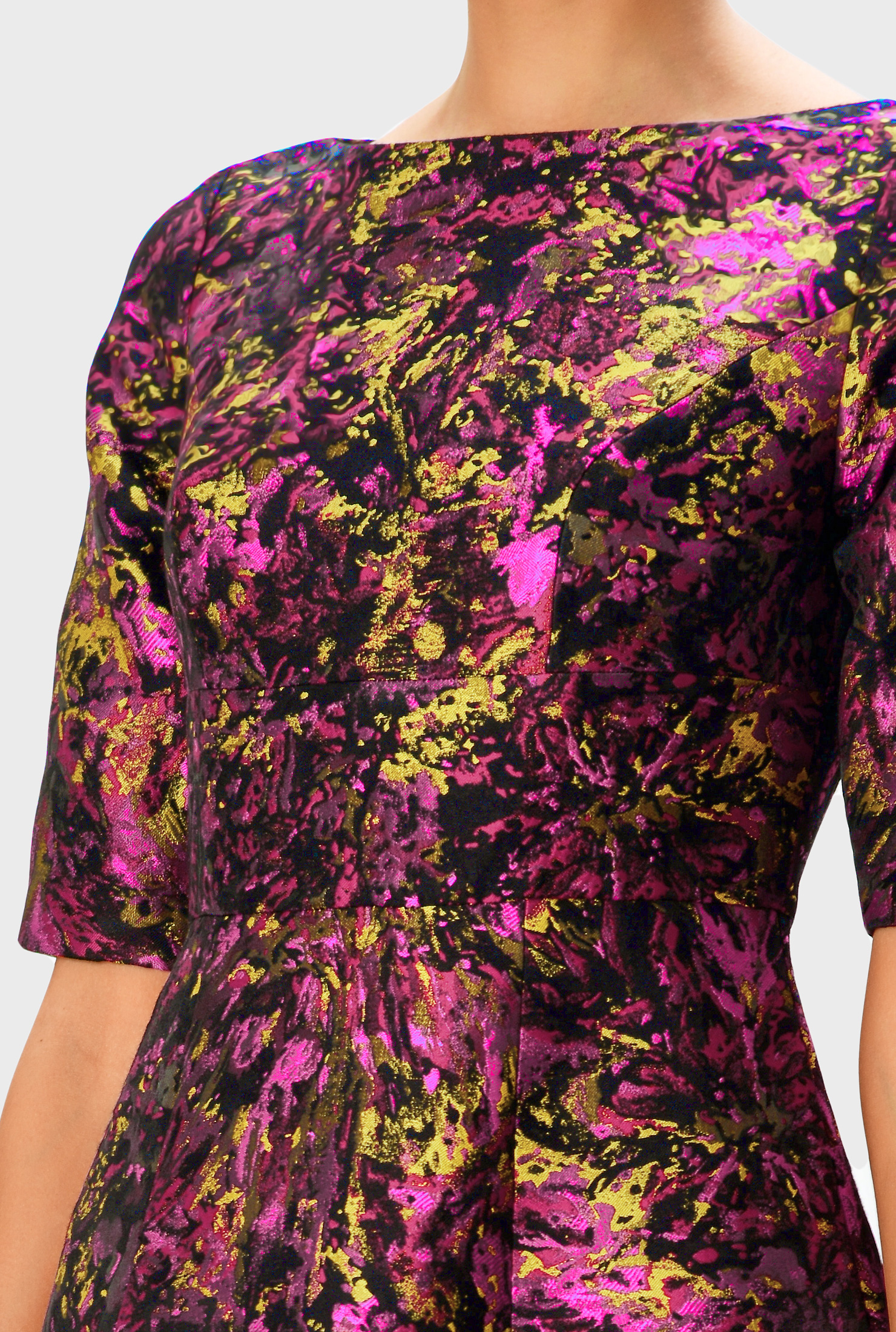 jacquard a line dress