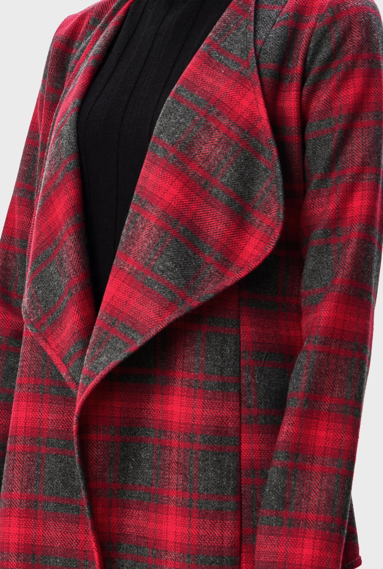 mens cotton check jacket